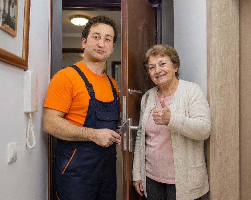 Zárszerelő a helyszínen – zárnyitás és zárcsere a lakás ajtaján